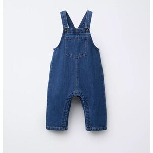 NWT Zara kids baby DENIM OVERALLS size 12-18 Months